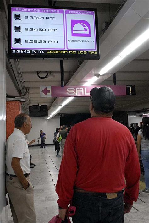 Metro Cdmx Plataforma Avance Trenes Chilangadas