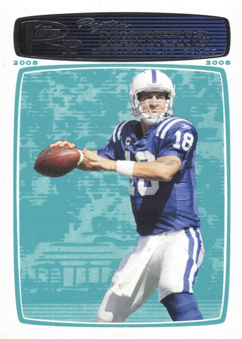 Topps Rookie Progression Peyton Manning Ebay