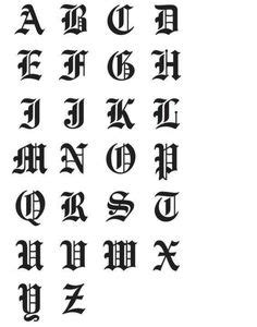 8 Old english font tattoo ideas | tattoo fonts alphabet, tattoo ...