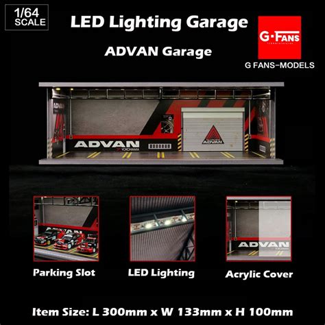 G Fans Assemble Diorama Led Lighting Garage Advan Version