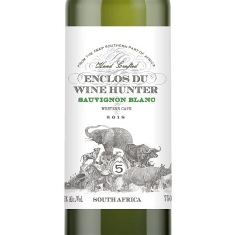 Vinho Enclos Du Wine Hunter Western Cape Sauvignon Blanc 2022 750ml