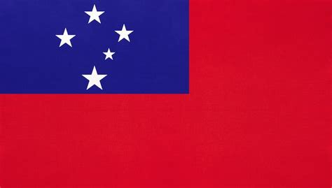 Premium Photo Independent State Of Samoa National Flag