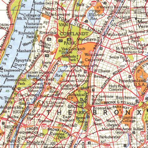 Greater New York Map 1964 by National Geographic | Avenza Maps