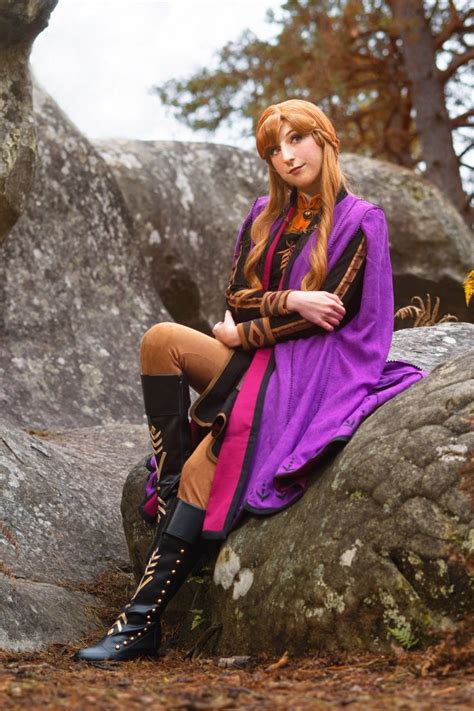 Anna Travel Outfit Cosplay Reine Des Neiges