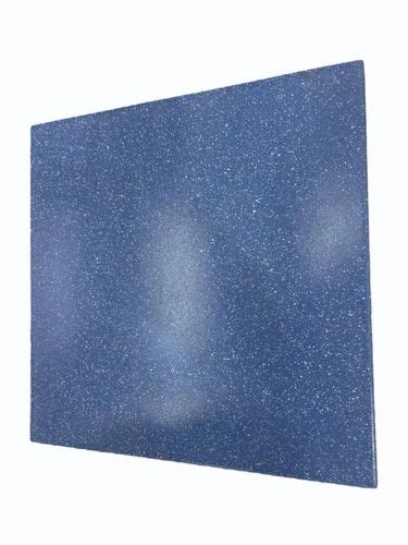 Glossy Alpine Blue Kag Ceramic Floor Tile Size X Feet X Mm