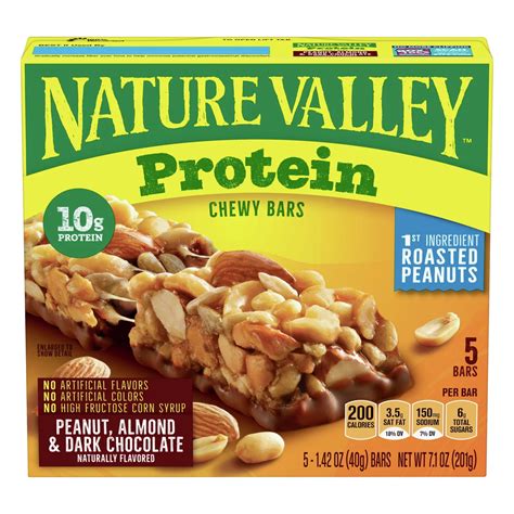 Nature Valley Protein Peanut Almond And Dark Chocolate Chewy Bars Shop