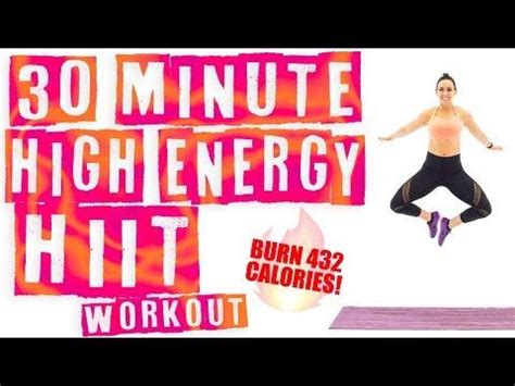 Minute High Energy Hiit Workout Burn Calories In Hiit