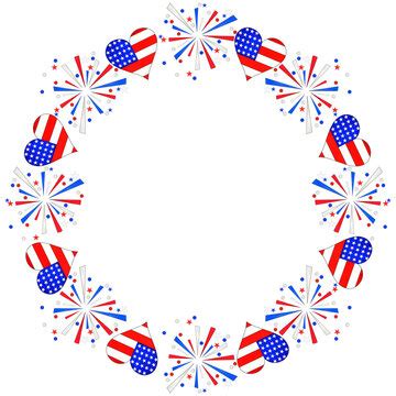 Clipart 4th Of July Fireworks