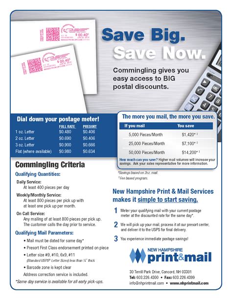 Presort First Class Mailing