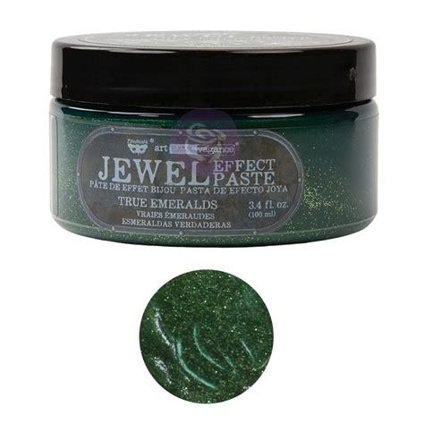 Finnabair Art Extravagance Jewel Texture Paste Ml Jar True Emeralds