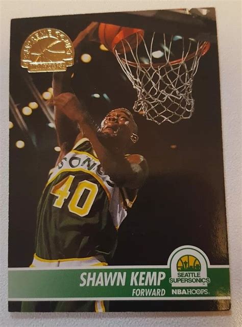 1994 Nba Hoops Supreme Court Sc46 Shawn Kemp Seattle Supersonics Basketball Card Ebay