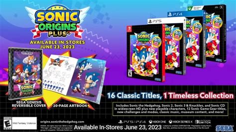 Sega Anuncia Sonic Origins Plus Drops De Jogos