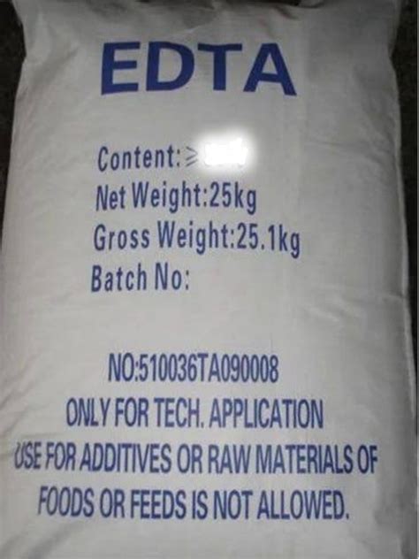 Edta Sodium Salt Grade Standard Reagent Grade At Rs 100 Kilogram In