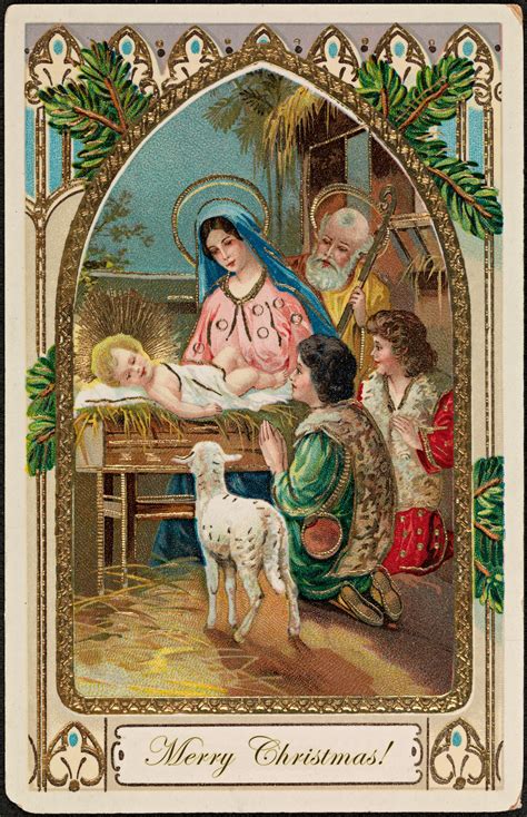 Christmas Nativity Clipart Vintage