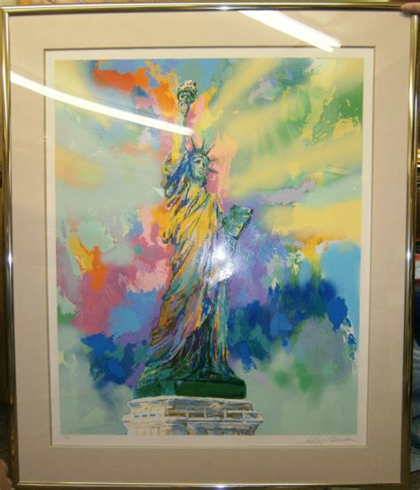 Lady Liberty Print By Leroy Neiman