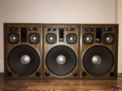 Set Of Three Exceptional Sansui Sp X Speakers Big Beautiful Sound