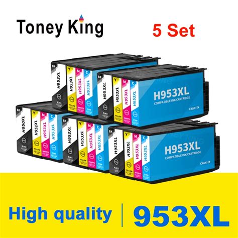 Toney King 953xl Impressora Cartucho De Tinta Compatível Para Hp