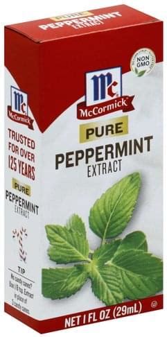 Mccormick Pure Peppermint Extract Oz Nutrition Information Innit