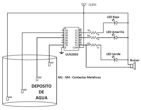 Diagrama De Sensor De Nivel De Agua Sensor Nivel Arduino