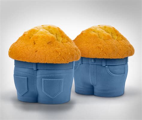 Muffin Top Jeans Cupcake Molds