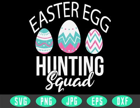 Easter Egg Hunting Squad Svg Happy Easter Digital Cut Files Etsy