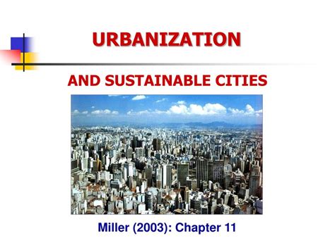 Ppt Urbanization Powerpoint Presentation Free Download Id1290320