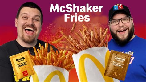 New Mcdonald S Churros Masala Mcshaker Fries Review Youtube