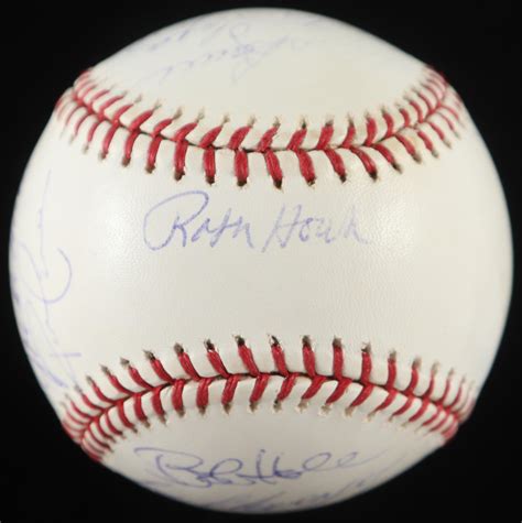 Yankees Hall Of Famers Stars Oml Baseball Signed By With Enos