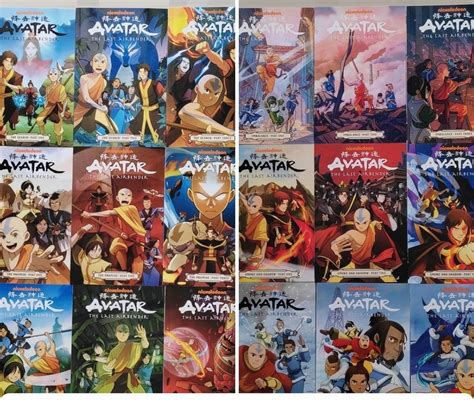 Avatar The Last Airbender 18 Books Series 1 And 2 Little Book Lounge