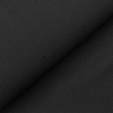 Black Textured Polyester Fabric