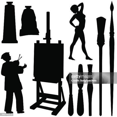 Easel Silhouette Photos And Premium High Res Pictures Getty Images