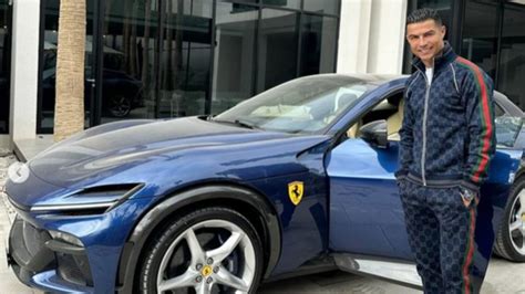 Cristiano Ronaldo Takes Delivery Of Ferrari Purosangue - Backfire News