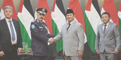 Prabowo Terima Kunjungan Kepala Kepolisian Palestina Dan Siapkan