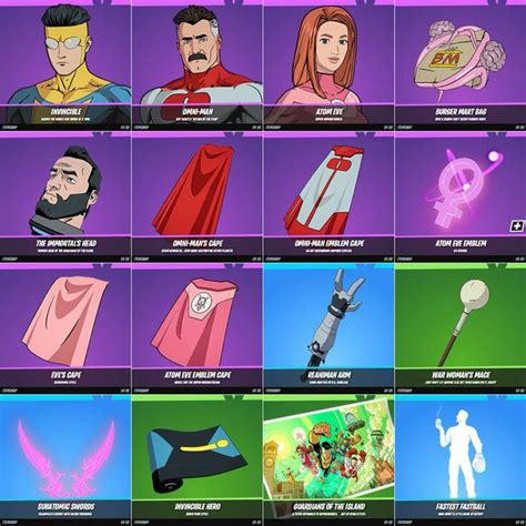 Fortnite gets new outfits of Omni-Man, Invincible and Atom Eve from the ...