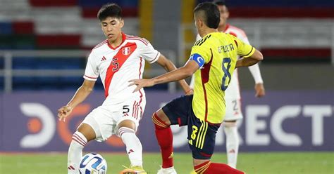 Perú Cayó Ante Colombia Y Quedó A Un Paso De Ser Eliminado Del Sudamericano Sub 20