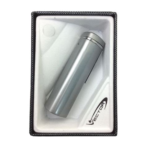 VECTOR VLAST 1C CHROME SATIN 3 TORCH LIGHTER