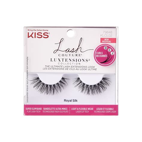 Kiss Lash Couture Luxtension False Eyelashes Royal Silk 10 Mm 1