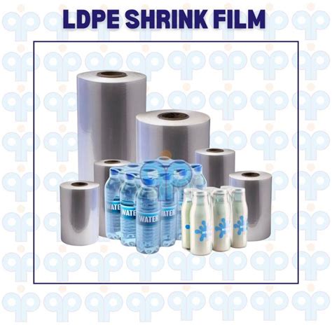 Transparent Plain Printed Ldpe Shrink Films For Packaging Packaging