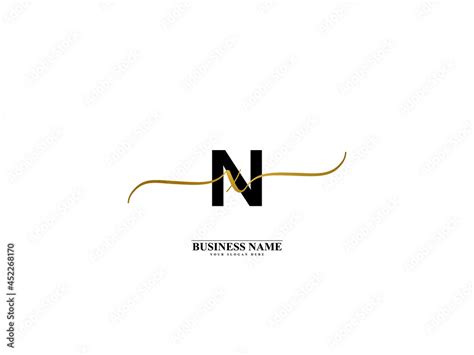 Letter NX Logo Creative Nx Xn Signature Logo For Wedding Fashion