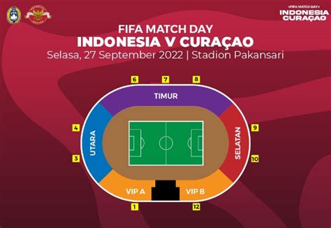 Info Tiket Laga Kedua Fifa Matchday Timnas Indonesia Vs Curacao