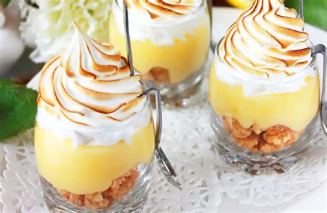 Recette Verrine façon tarte au citron meringuée au Thermomix Cuisine