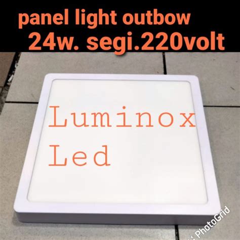 Jual Panel Light Outbow Kotak Watt W Nempel Plafon Segi Watt