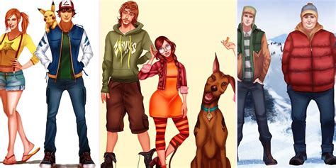 Grown UP Versions Of Cartoon Characters