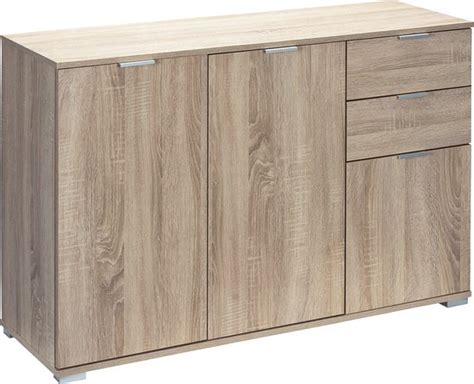 Casaria Dressoir Alba Deuren Laden Mdf X X Cm Eiken Bol