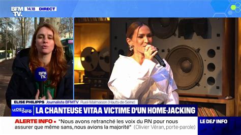 La chanteuse Vitaa victime d un home jacking à Rueil Malmaison Vidéo