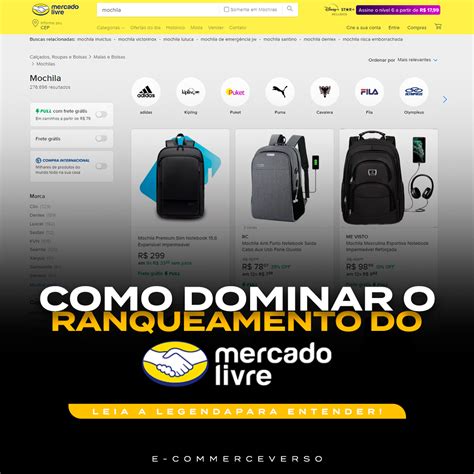 Dominando O Ranqueamento Do Mercado Livre Ecommerceverso