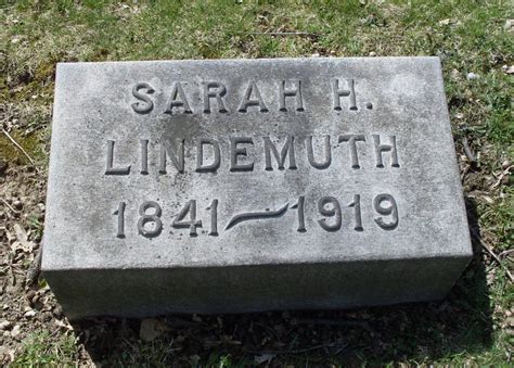 Sarah H Marburger Lindemuth 1841 1919 Find A Grave Memorial