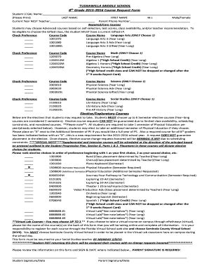 Fillable Online Tuskawilla Scps K12 Fl TUSKAWILLA MIDDLE SCHOOL