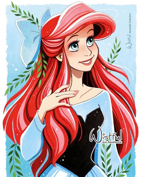 Wistful Artist Disney Ariel Disney Drawings Disney Princess