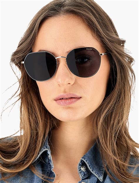 Myrunway Shop Polaroid Grey Polarized Panthos Sunglasses For Women